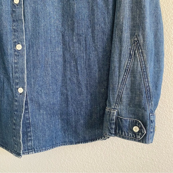 Jenni Kayne O’Keefe Denim Button Down Shirt Small - Picture 5 of 8